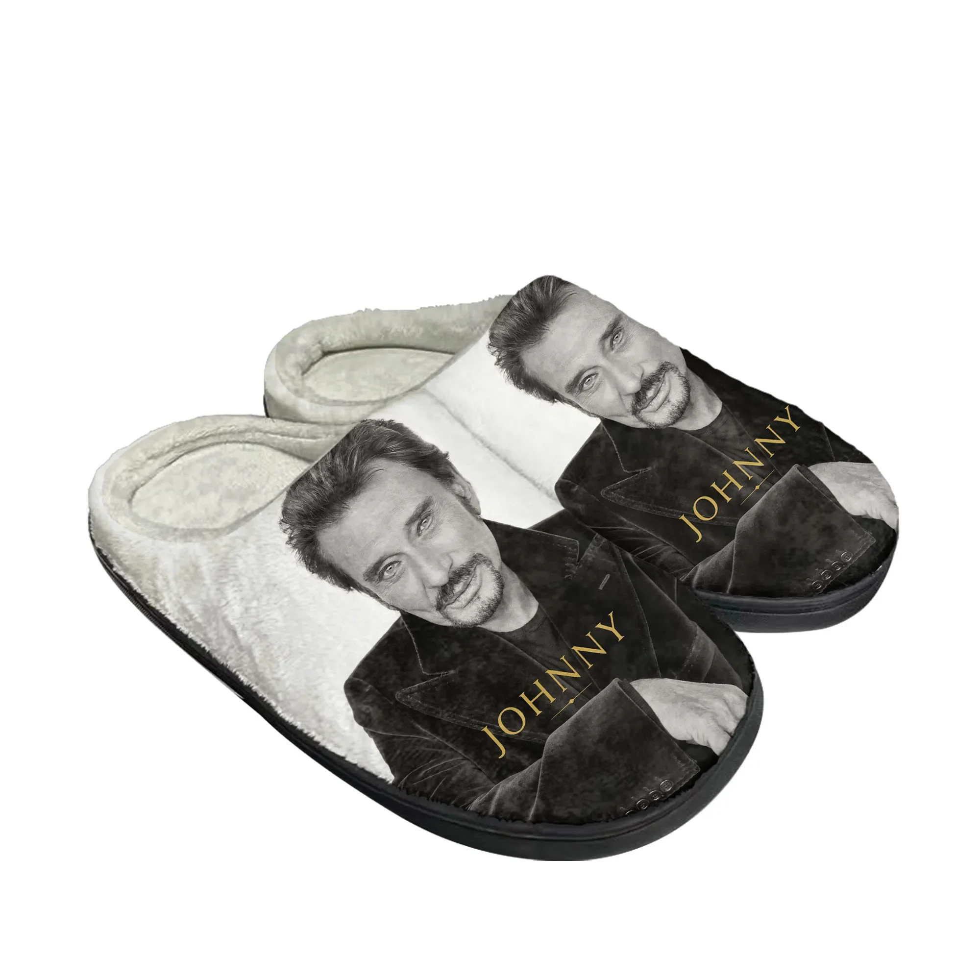 Men Shoes For Winter - Johnny Hallyday, piosenkarz rockowy, domowe bawełniane