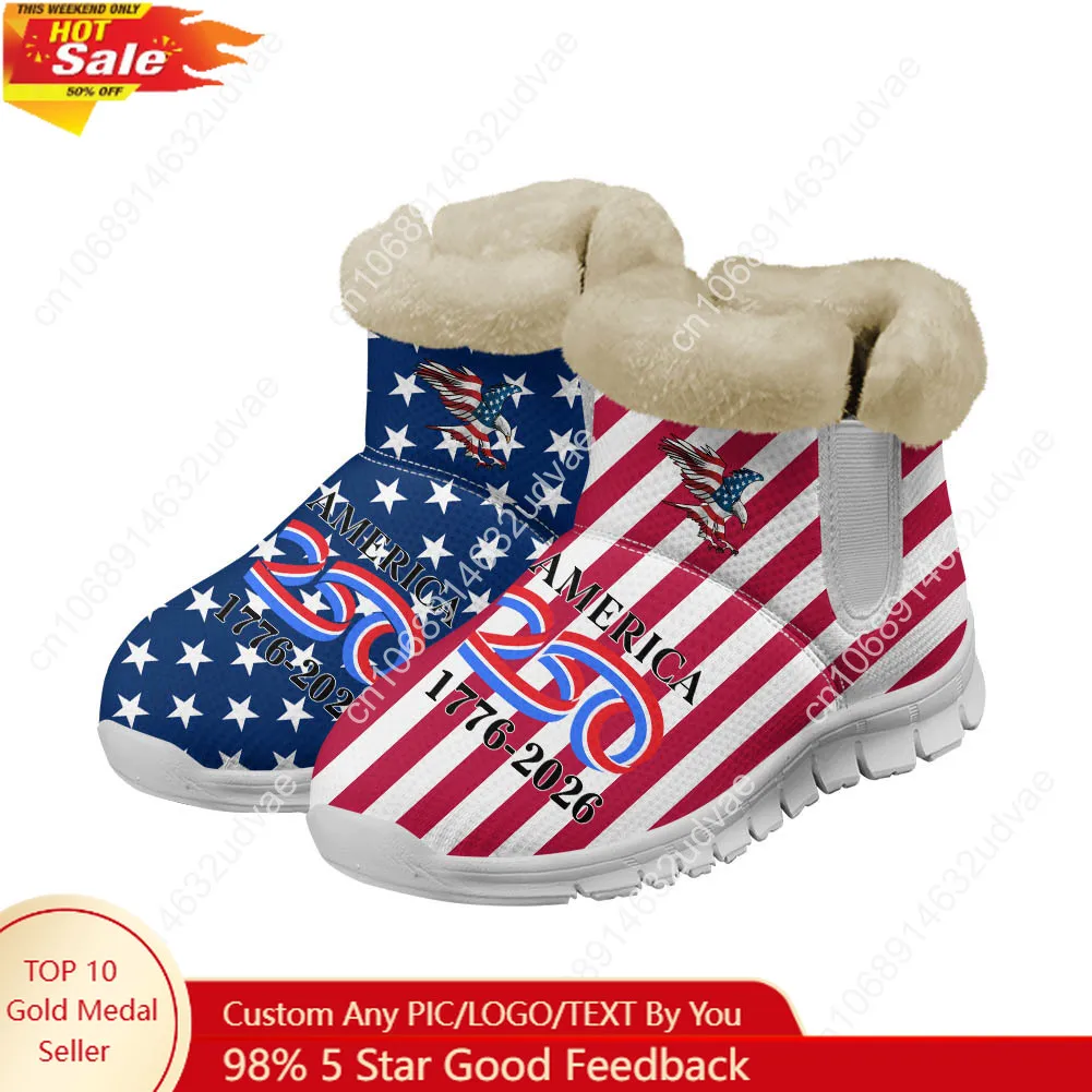 Men'S Shoes Casual Sneakers - Ameryka 250. rocznica 1776-2026 Pluszowe buty