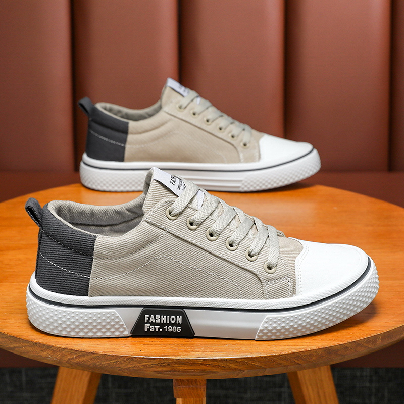 Men Shoes Everyday - Męskie klasyczne trampki z płótna, lekkie,