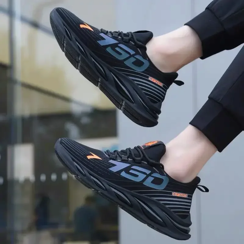 Men'S Shoes Casual Sneakers - Lekkie, oddychające męskie buty tkane z