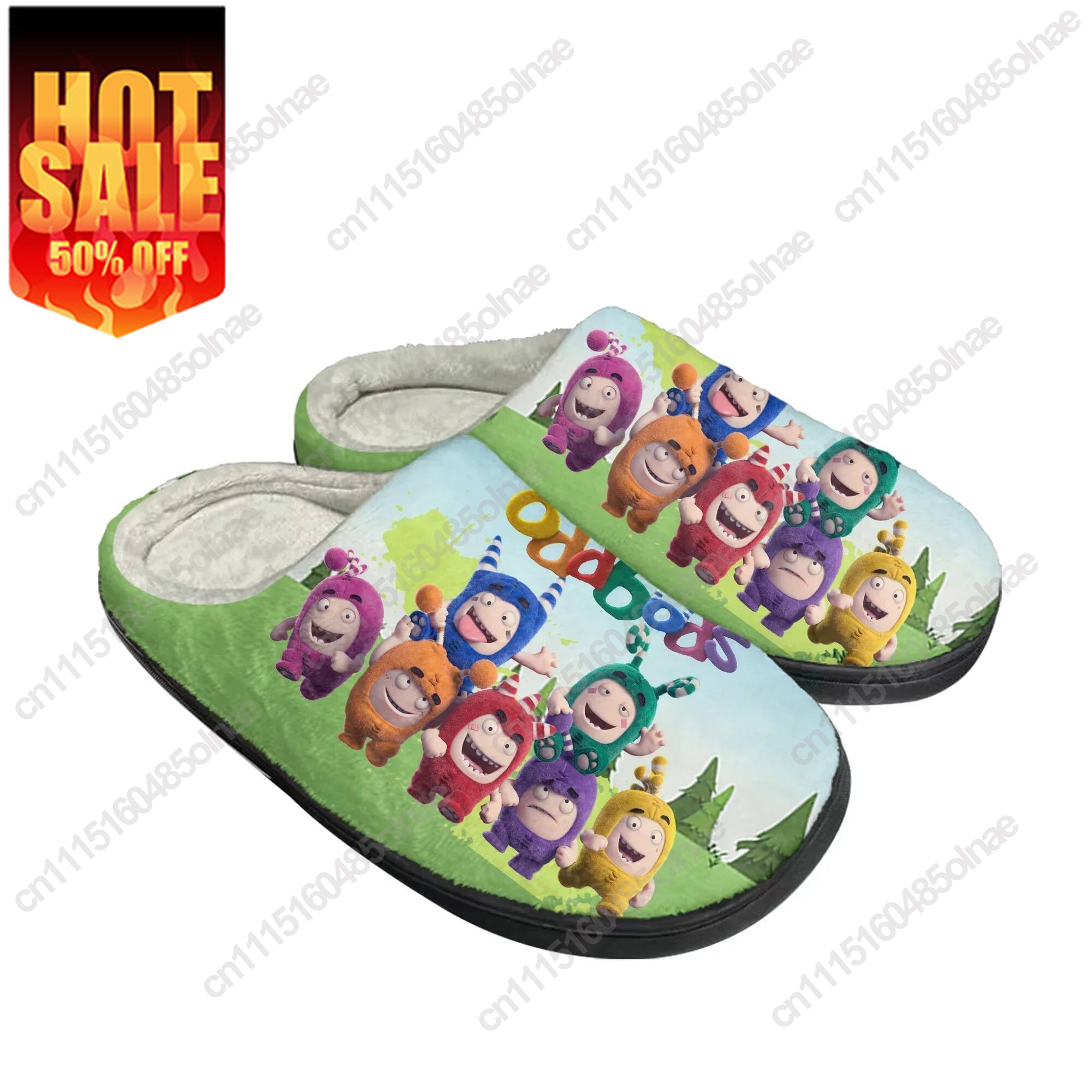 Men Shoes Singapore - Oddbods Home Bawełniane Kapcie Męskie Damskie
