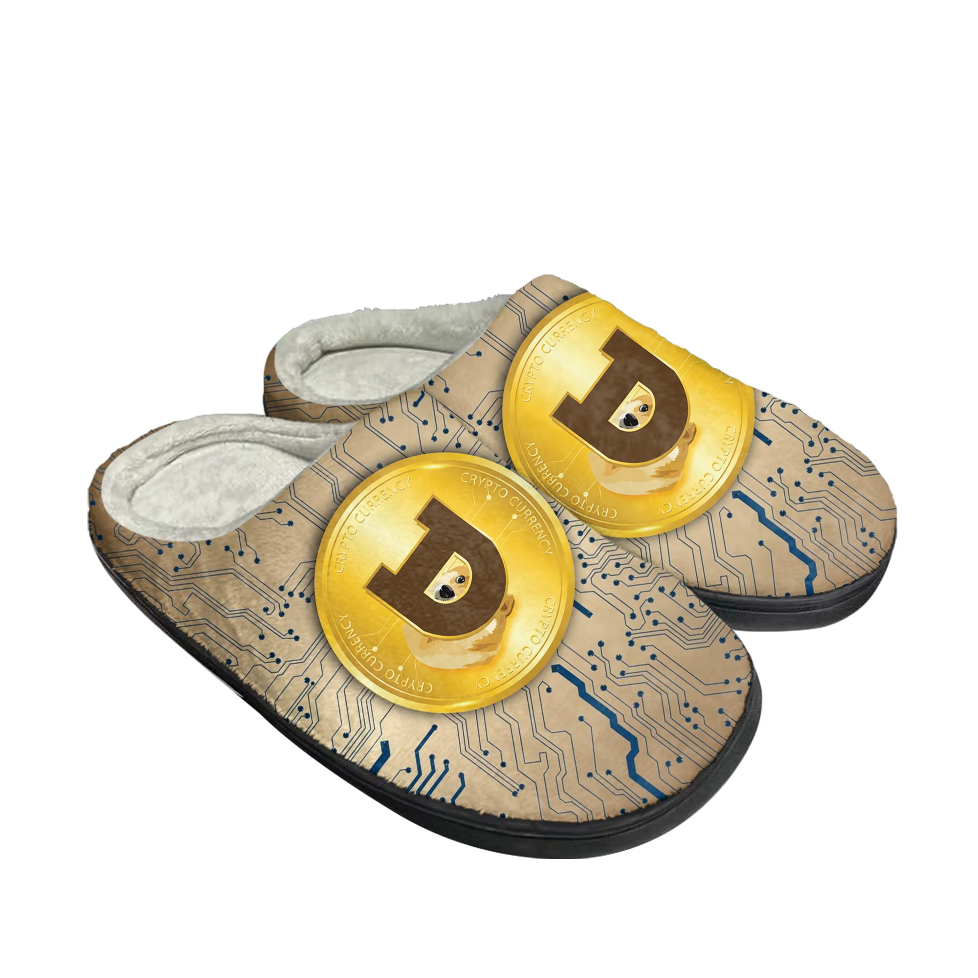 Men Shoes For Winter - Dogecoin kryptowaluta pies moneta domowe bawełniane