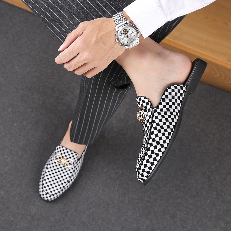 Men Shoes Louboutin - Męskie pantofle buty modne męskie buty