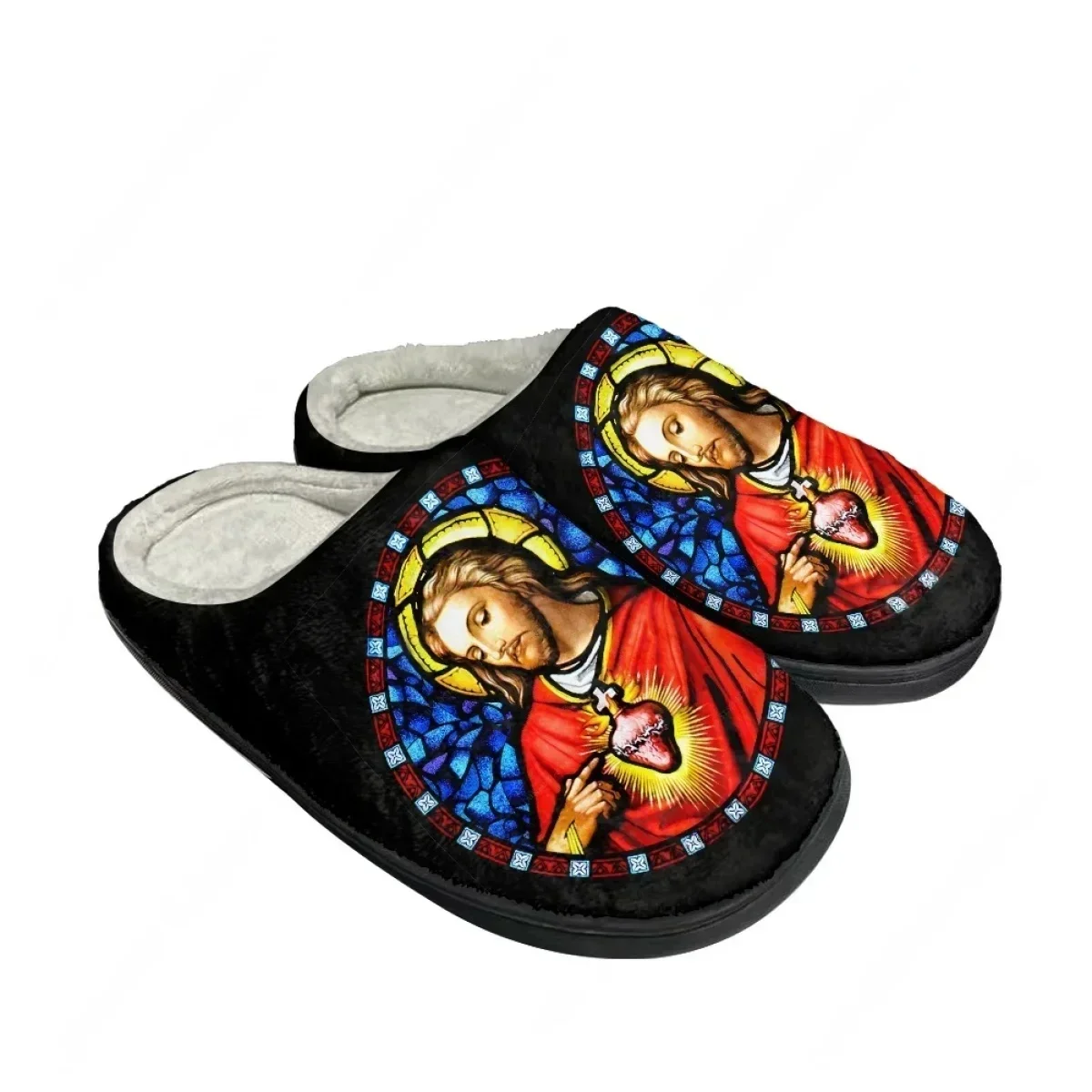 Men Shoes For Winter - Religia Jezus Maryja Panna Obraz Bawełniane