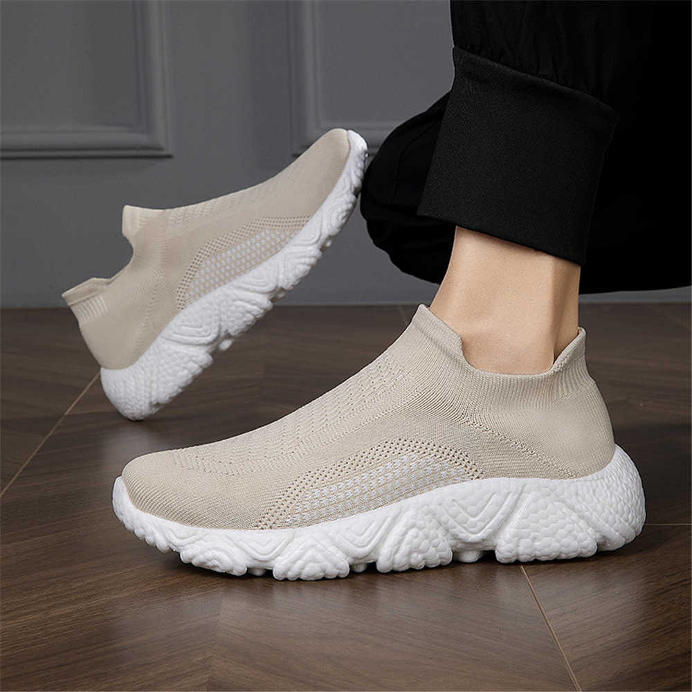Men Shoes Runners - Płaskie wyglądające sneakersy w stylu vintage,