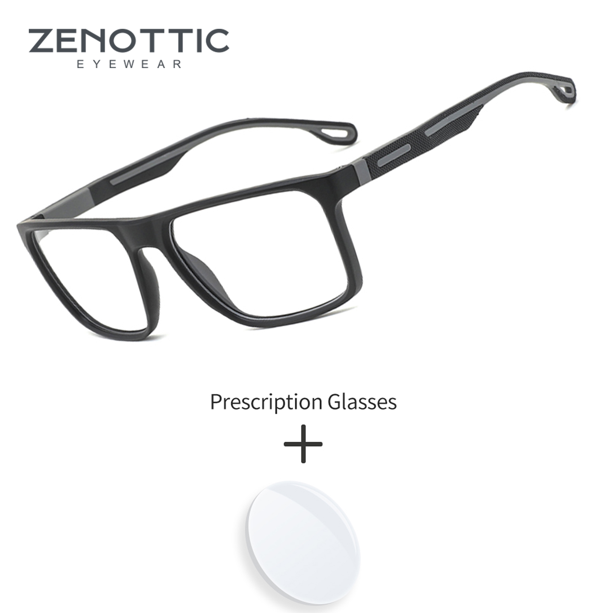 Men Shoes Zegna - Okulary do czytania męskie ZENOTTIC, kwadratowe,