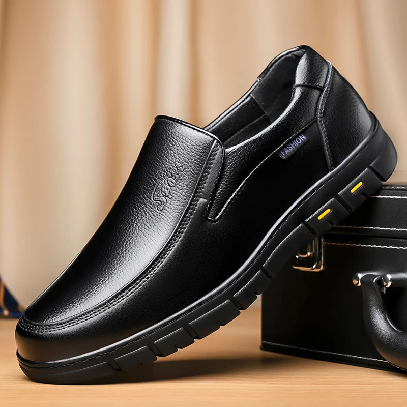 Men Shoes Louboutin - Wysokiej jakości skórzane męskie obuwie włoskie
