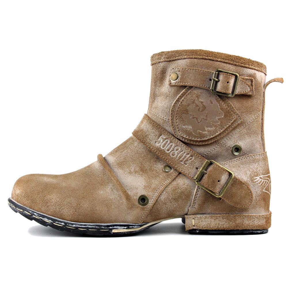 Men'S Shoes Zone - Męskie botki do kostki, kowbojki, buty