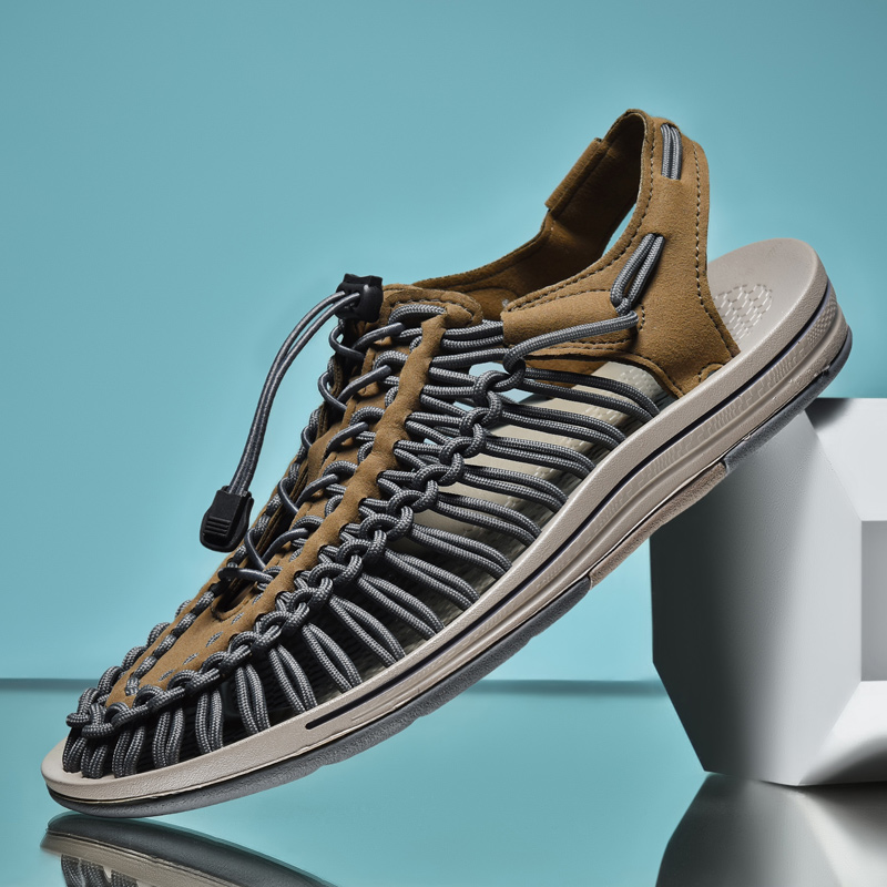 Letnie sandały dla par, na pla – Men'S Shoes With Toes recenzja i cena