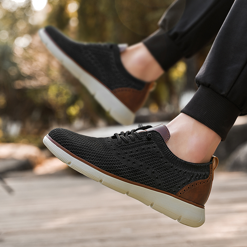 Męskie sneakersy z siateczki,  – Men Shoes Trainers recenzja i cena