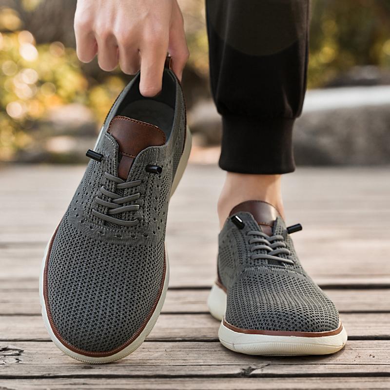 Męskie sneakersy z siateczki,  – Men Shoes Trainers recenzja i cena