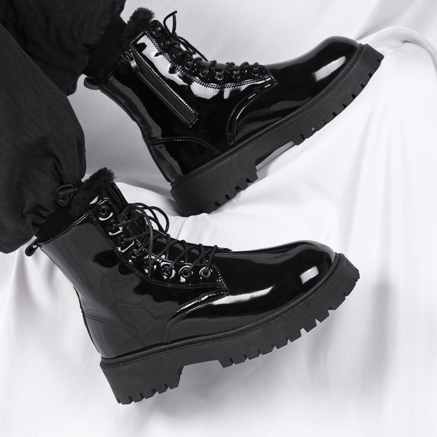 Męskie ciepłe pluszowe buty z  – Men Shoes Everyday recenzja i cena