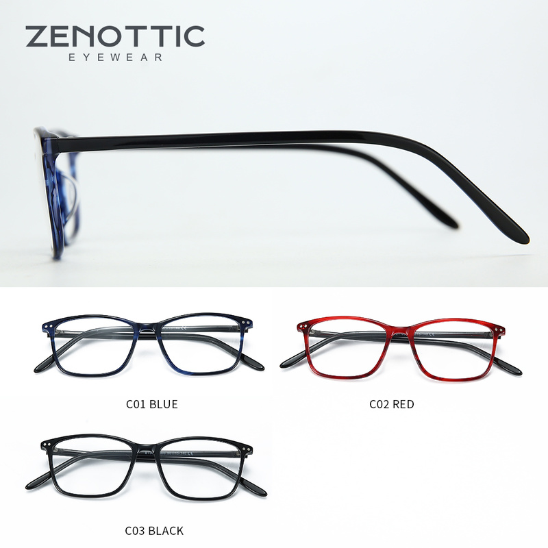 ZENOTTIC kwadratowe okulary ko – Men Shoes Zegna recenzja i cena