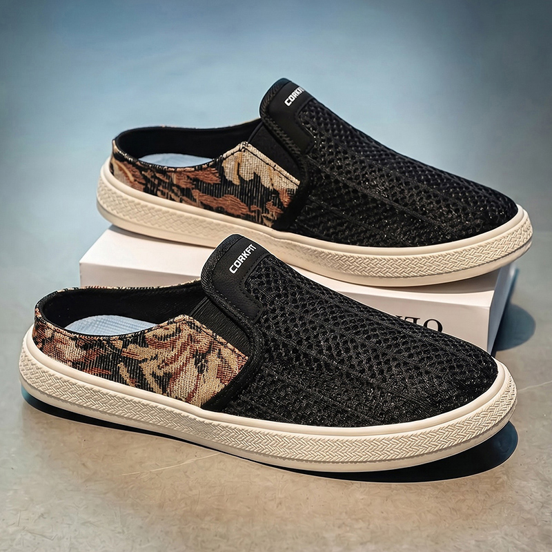 Letnie męskie perforowane klap – Men'S Shoes With Toes recenzja i cena