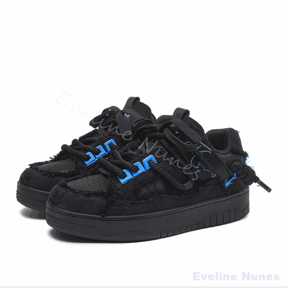 Czarne, postrzępione buty skat – Men Shoes For Winter recenzja i cena