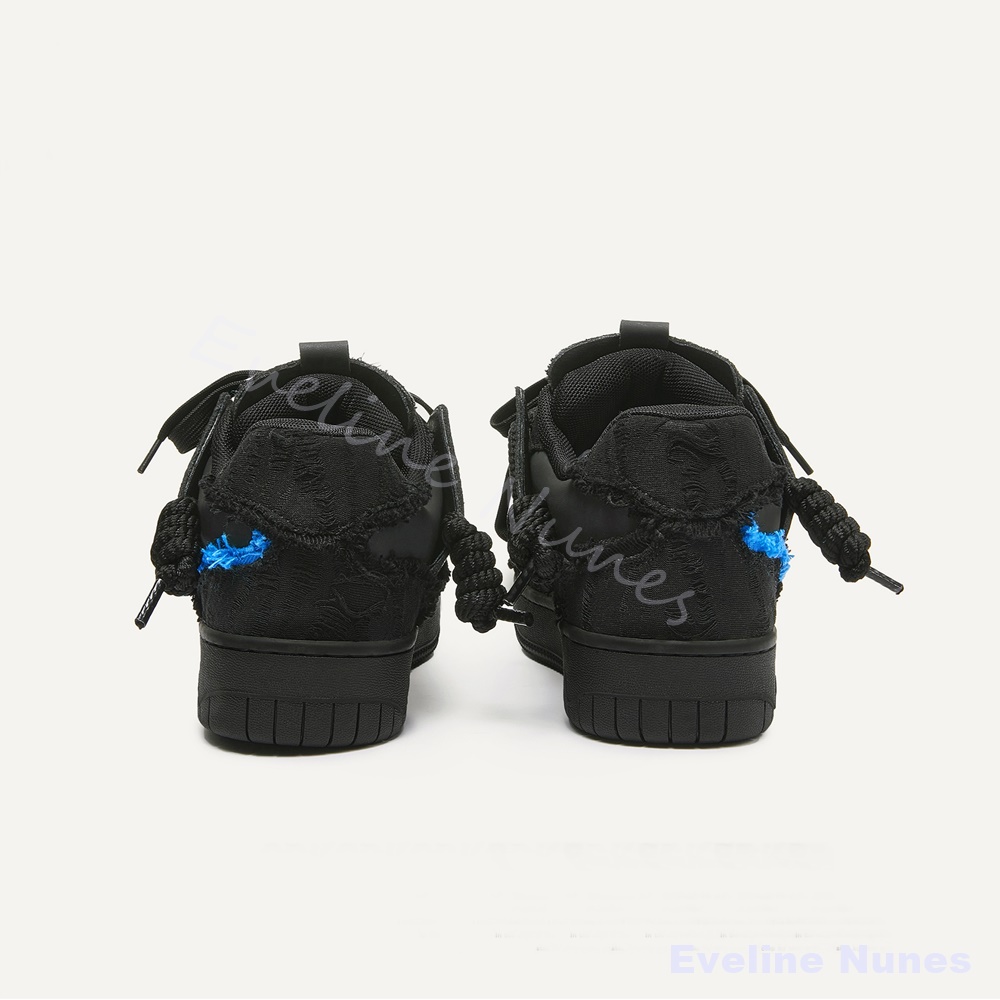 Czarne, postrzępione buty skat – Men Shoes For Winter recenzja i cena