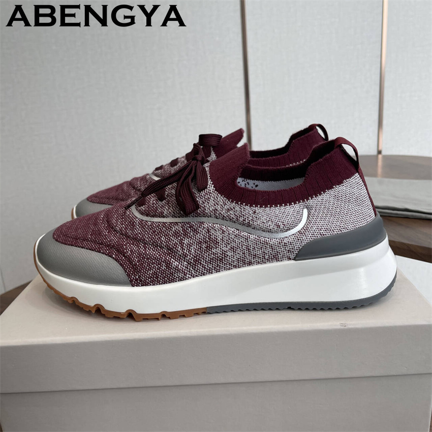 Męskie, wielokolorowe, dzierga – Men Shoes Trainers recenzja i cena