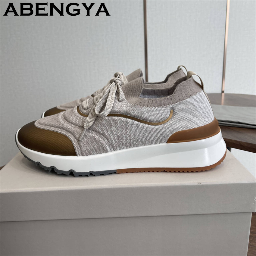 Męskie, wielokolorowe, dzierga – Men Shoes Trainers recenzja i cena